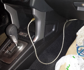 Plug into centre console